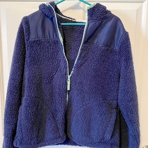 Fuzzy zip-up jacket~ light weight